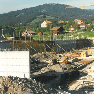 Construction of the new Samvaz SA headquarters in Châtel-St-Denis.
